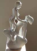 Greg Geffner - Ceramic Sculpture. Title: Two Figures. 