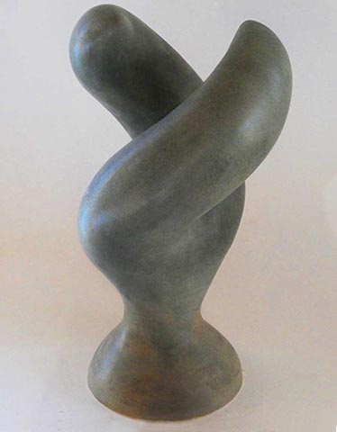 Greg Geffner - Ceramic Sculpture. Title: Twisted Horns