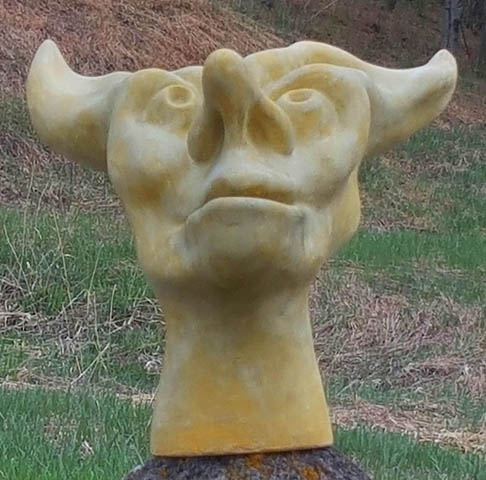 Greg Geffner - Ceramic Sculptures. Title Gargoyle.