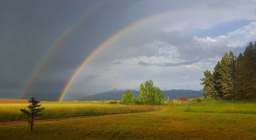Greg Geffner - Rainbow Over The Tetons
