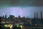Thunder Storm Umbrella Over NYC