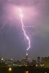 Lightning Hitting Empire State Building