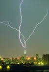 Empire State Building Lightning Strike