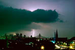 Devil Clould Lightning Over Long Island City