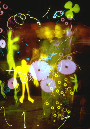 Greg Geffner - Light Painting Photo. Title: Annunciation 