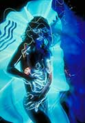 Greg Geffner - Light Painting. Title: Blue Angela