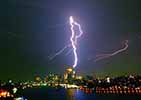 Greg Geffner - Lightning Striking World Trade Center.
