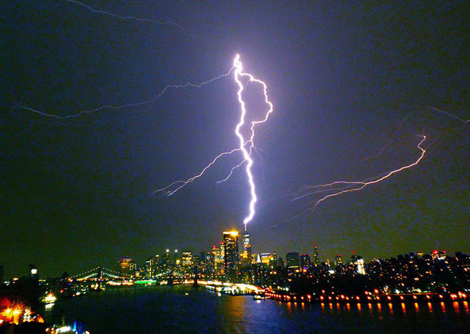 Greg Geffner - Lightning Striking WTC.