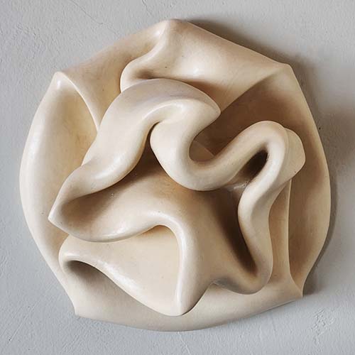 Twisted Flower, Ceramic Sculptures by Greg Geffner - Egg