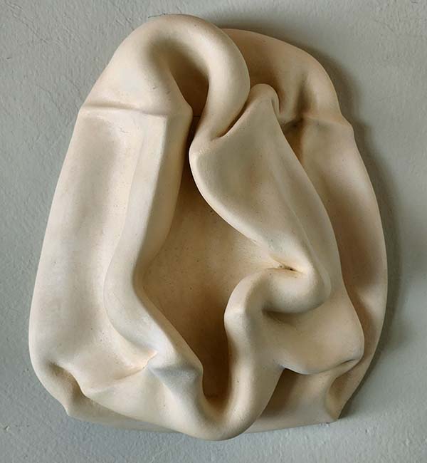 Greg Geffner, Twisted Sarcophagus, Ceramic Sculpture - Front