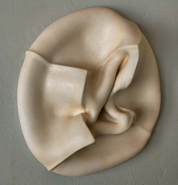 Greg Geffner, Twisted Spokes, Ceramic Sculpture