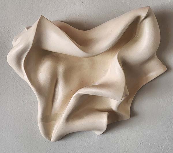 Greg Geffner, Twisted Squished Devil, Ceramic Sculpture - Front