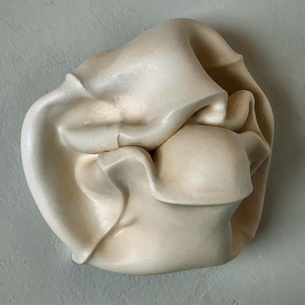Greg Geffner, Twisted Squished Helmut, Ceramic Sculpture