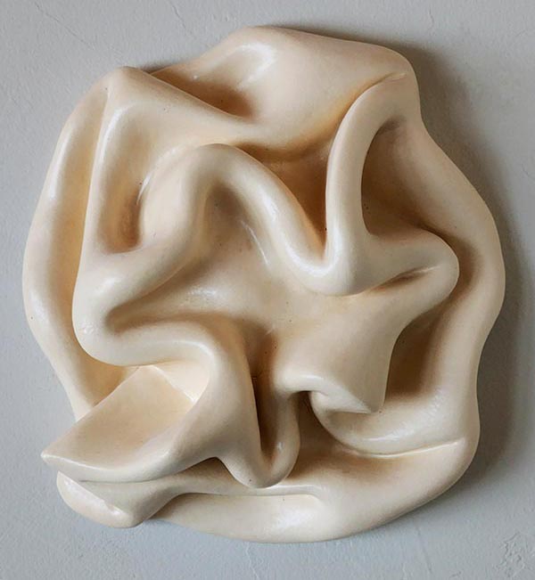 Greg Geffner, Twisted Expanded Conolution, Ceramic Sculpture